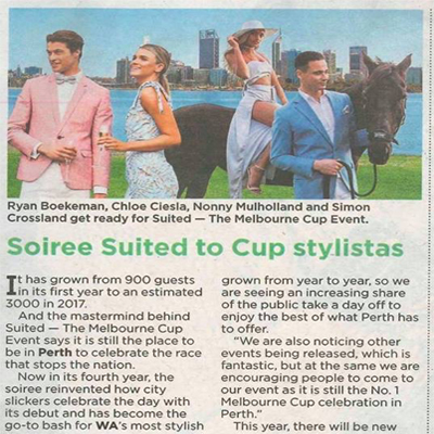 Suited Melbourne Cup 2017